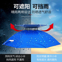 Hands-Free Double-Layer UV Protection Umbrella Hat for Outdoor Activities