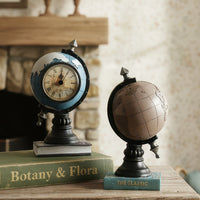 American Retro Globe Nordic Decorative Ornament Wine Cabinet Craft Study Room Office Home Decor Prop