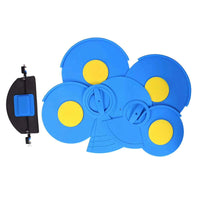 Drum Mute Pad Set Silicone Practice Pads for Jazz Snare Drums Sound Dampening Shock Absorption