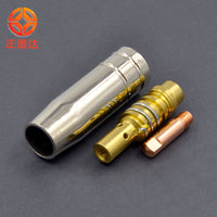 11-Piece 15AK MIG/MAG Welding Torch Consumables Kit with Contact Tips and Rods