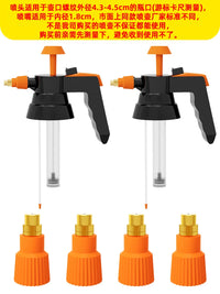 Manual Pressure Sprayer Accessories for Watering Cans - Nozzles, Spray Heads, and Extension Wands