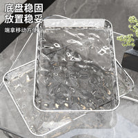 Wave Pattern Serving Tray for Home, Cafe, Snacks, and Desserts