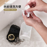 Automatic Wall-Mounted Toothpaste Dispenser Set with Press-Type Squeezer for Home Bathroom