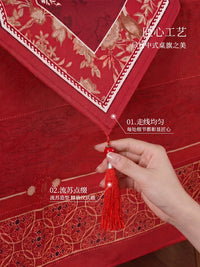 Chinese Wedding Table Runner for TV Cabinet Coffee Table Dining Table Decoration