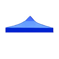 Folding Canopy Top Cover Sunshade Rainproof Tent Tarp for Outdoor Stalls and Advertising