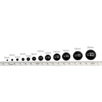 Black Flat-Back Safety Eyes for Amigurumi & Plush Toys, DIY Craft Crochet Accessories