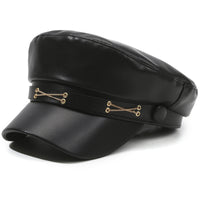 INS Retro Octagonal Beret Hat for Women - Flat Top Sun Protection Fashion Painter Cap
