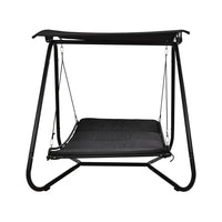 Outdoor Garden Patio Double Swing Hammock Bed with Canopy