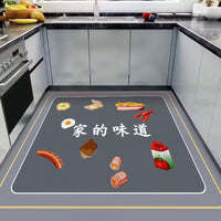 Diatomaceous Earth Kitchen Mat Non-Slip Absorbent Quick Dry Bathroom Rug