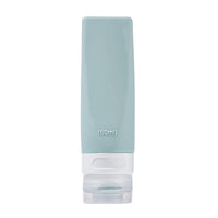 Silicone Travel Bottles for Shampoo, Conditioner, Lotion - Press Pump Dispenser