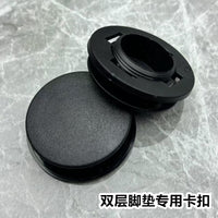 Car Floor Mat Retainer Clips Double Layer Anti-Slip Fasteners Universal Plastic Buckles
