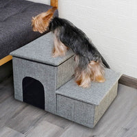 Pet Stairs Ramp for Small Dogs and Cats, Bedside Climbing Ladder for High Beds, Windowsills, and Vehicles