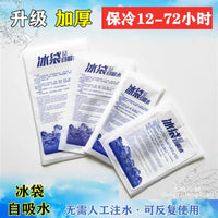 Self-Absorbing Reusable Ice Pack for Shipping and Food Preservation, No Water Injection Required