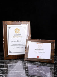 Acrylic Certificate Frame A3 A4 A5 for Awards Diplomas Photos Wall or Tabletop Display