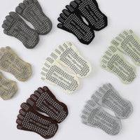 Women's Anti-Slip Toeless Yoga Pilates Socks with Five Toe Design