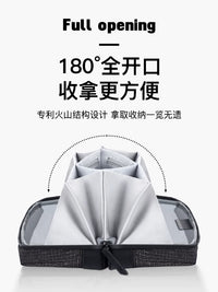 iFaceMall Volcano Design Electronic Organizer Bag for Cables, Chargers, Power Banks, and SIM Cards