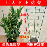 Trellis for Climbing Plants, Retractable Multi-tier Plant Support for Potted Flowers & Vines
