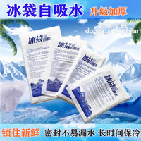 Self-Absorbing Reusable Ice Pack for Shipping and Food Preservation, No Water Injection Required