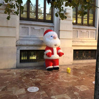 Inflatable Santa Claus Christmas Costume for Adults - Festive Performance & Event Mascot