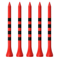 Bamboo Golf Tees 70mm/83mm Striped Wooden Golf Ball Holders for Driving Range Practice