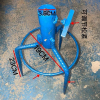 Heavy-Duty Outdoor Umbrella Ground Spike Stand for Fishing and Market Stalls