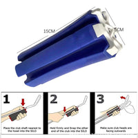 Golf Club Storage Rack Swing Practice Set with Ball Tee Clip