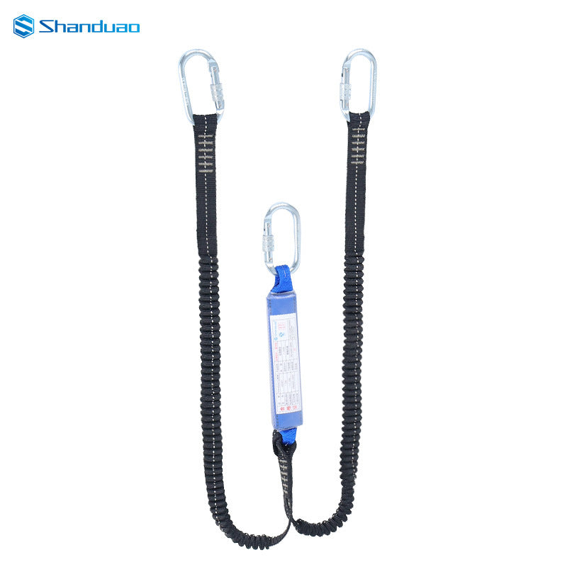 High-Altitude Work Safety Rope with Lanyard for Rescue and Construction