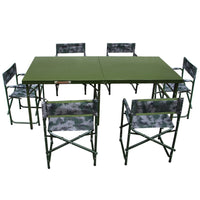 Portable Folding Field Table for Outdoor Camping and Activities