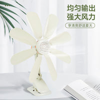 Mini Portable Clip-on Desk Fan with Strong Airflow for Office, Dorm, and Home
