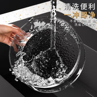 High Temperature Resistant Microwave Food Cover with Splash Guard, 24cm