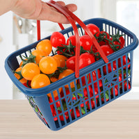 Reusable Plastic Fruit Picking Basket with Handle - 2-20 lbs Capacity for Mulberries, Bayberries, Strawberries, Grapes