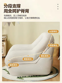 Single Sofa Chair Lazy Bean Bag Recliner for Balcony Bedroom Living Room