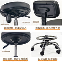Ergonomic Swivel Office Chair with Footrest and Shaped Sponge Cushion for Study, Office, and Lab