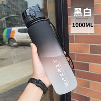 Sports Water Bottle for Students, Large Capacity Portable Fitness Plastic Cup