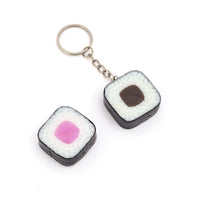 Japanese Style Simulation Food Onigiri Sushi Model Keychain Pendant