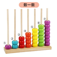 Montessori Rainbow Stacking Rings Educational Toy for Babies and Toddlers