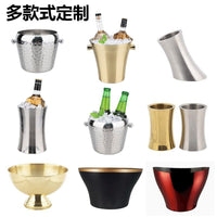 Stainless Steel Insulated Ice Bucket for Bar & Parties, Food-Grade 304, Large Capacity for Beer & Champagne