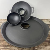 Cast Iron Hot Pot Grill Pan, Non-stick Smokeless Multi-layer for Home & Commercial Use