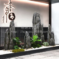 Outdoor Fiberglass Artificial Rockery Landscape Stone for Garden and Courtyard Decor