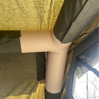 Inflatable Cotton Canvas Tent for Outdoor Camping - Automatic Setup, Large Space