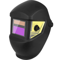 Auto-Darkening Welding Helmet with Solar Power and Large View Screen