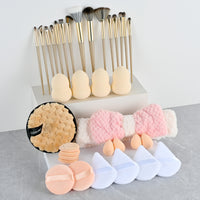 40-42 Piece Makeup Brush and Tool Set with Storage Bag