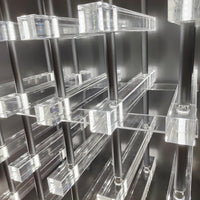 Acrylic LED Wine Rack for Cellar & Cabinet, Commercial Floor-Standing Partition Decor