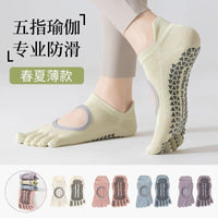 Women's Non-Slip Toeless Yoga Socks for Pilates Barre Dance Fitness