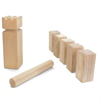 Wooden KUBB Outdoor Team Building Throwing Game King and Soldiers Lawn Park Fun Leisure Sports Toy