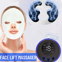 EMS Eye Massager Low-Frequency Current Muscle Stimulator for Face Lifting and Skin Tightening