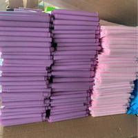 Pilates Resistance Bands for Yoga & Fitness, Heavy Duty Stretch Exercise Bands, Purple Gradient Set