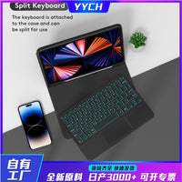 Magnetic Bluetooth Keyboard Case for Apple iPad with Trackpad and Mouse