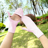 Women's Thin Ice Silk UV Protection Driving and Cycling Gloves