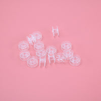 Sewing Machine Plastic Transparent Bobbins and Storage Cases - Multi-purpose Thread Spools and Bobbin Boxes